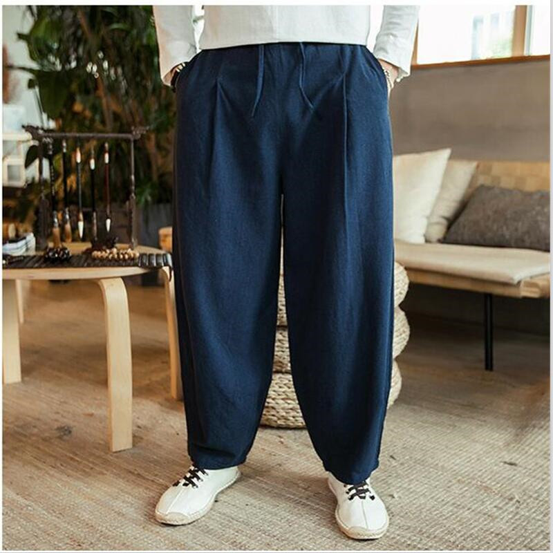 Summer Clothing Men Linen - Große Größe 6XL 7XL Herren Weite