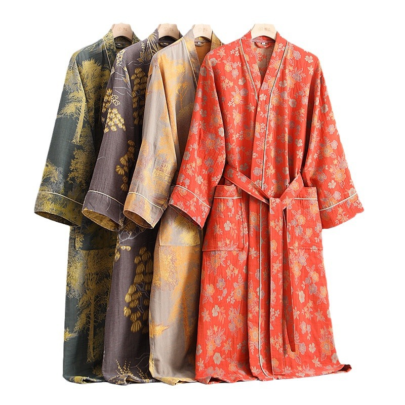 Summer Gauze Clothing - Frühling Sommer Reine Baumwolle Doppel Schichten
