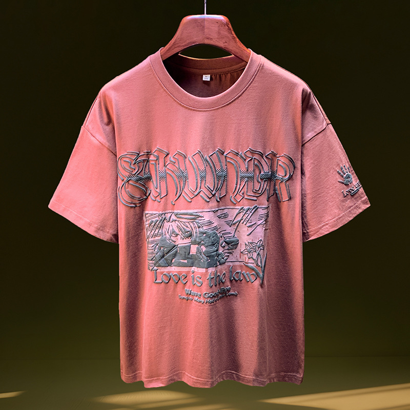 Summer Clothing Trends 2025 - Sommer amerikanisches bedrucktes Kurzarm-Herren-T-Shirt 2025, Trend,
