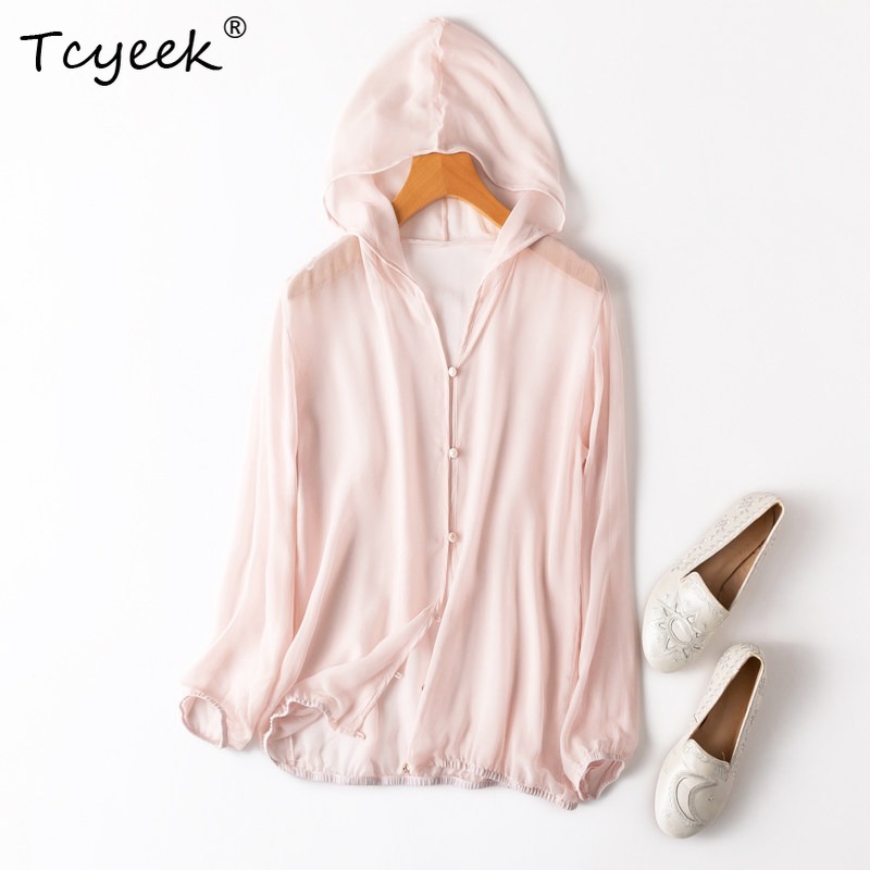 Summer Clothing For Women - Tcyeek 100% Echte Maulbeerseide Damen-Oberteile 2026