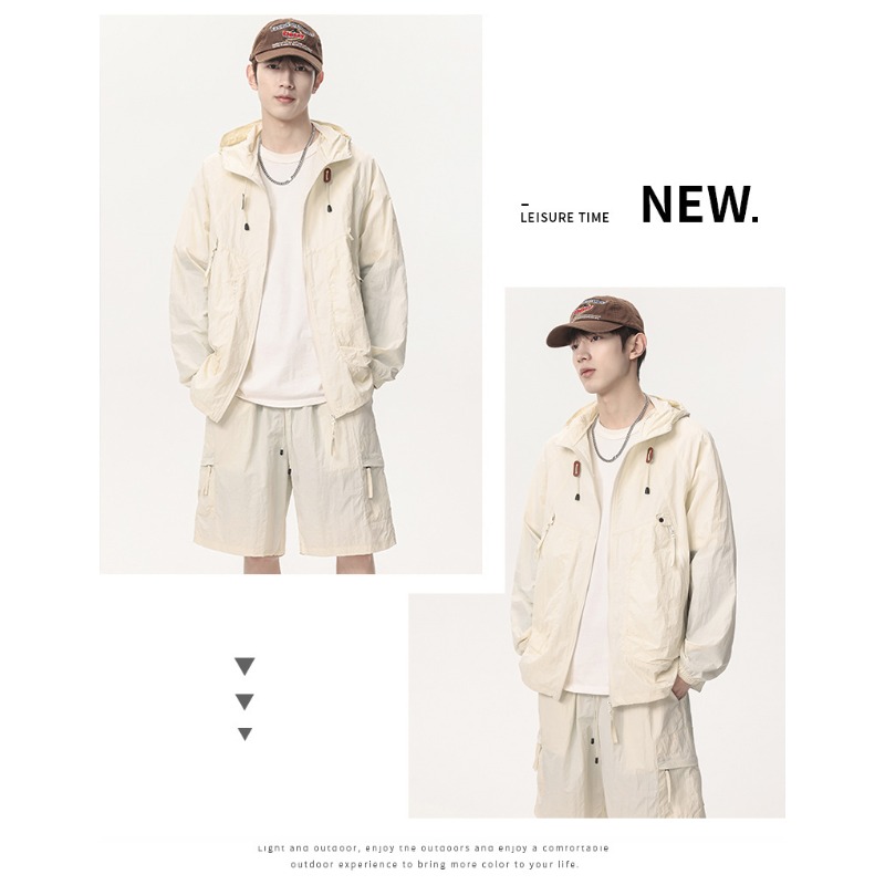 Yours Clothing Summer Jackets - Sommer Outdoor Golf Freizeitkleidung UV-Beständige Hautschutzkleidung