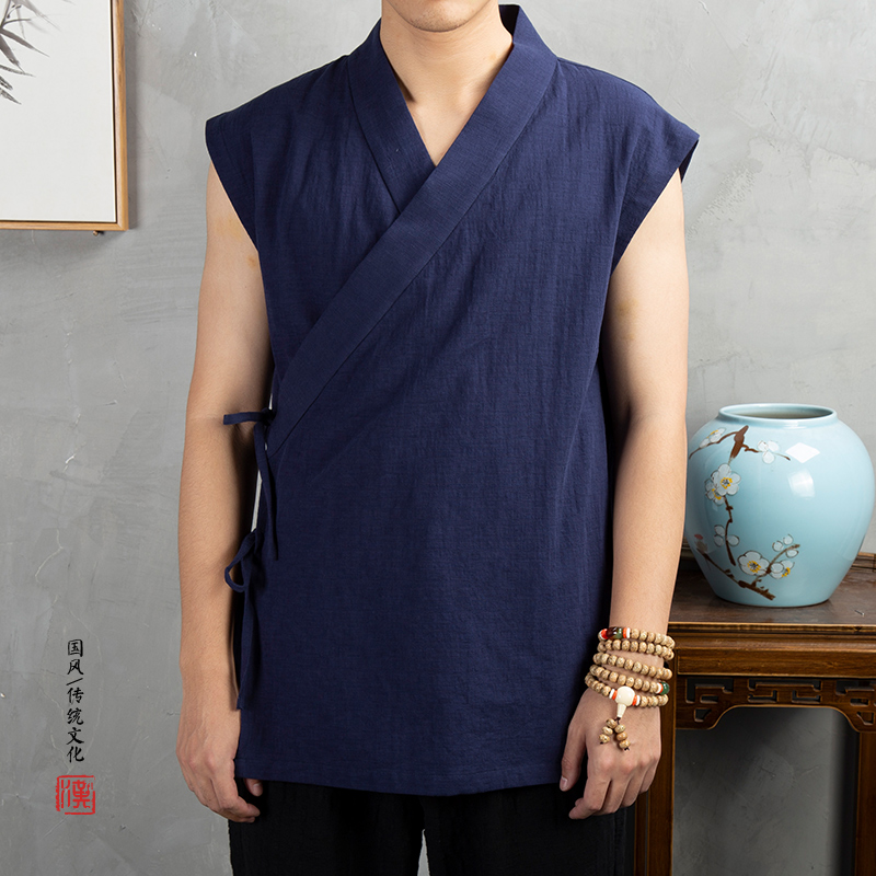 Traditionelle Chinesische Klei – Summer Clothing Men Linen Bewertung und Preis