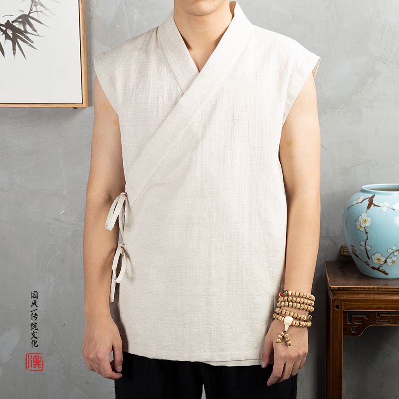 Traditionelle Chinesische Klei – Summer Clothing Men Linen Bewertung und Preis