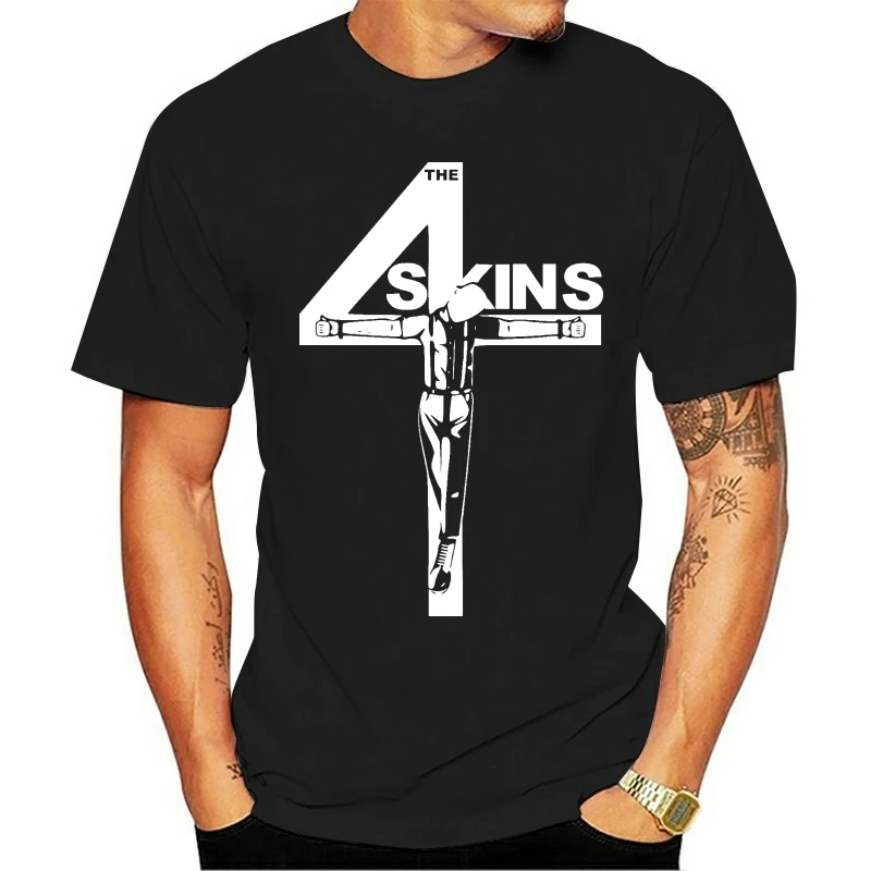 Die 4 Skins oi T-Shirt uk Punk – Summer Clothing Uk Men Bewertung und Preis