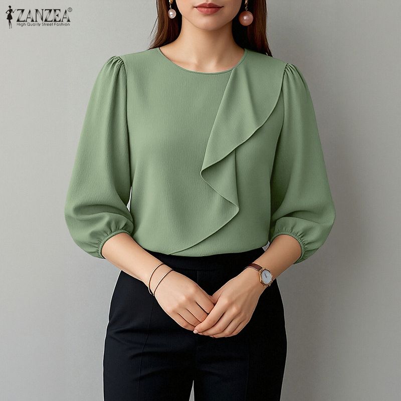 2026 ZANZEA Damen Sommer Einfa – Summer Clothing Work Bewertung und Preis