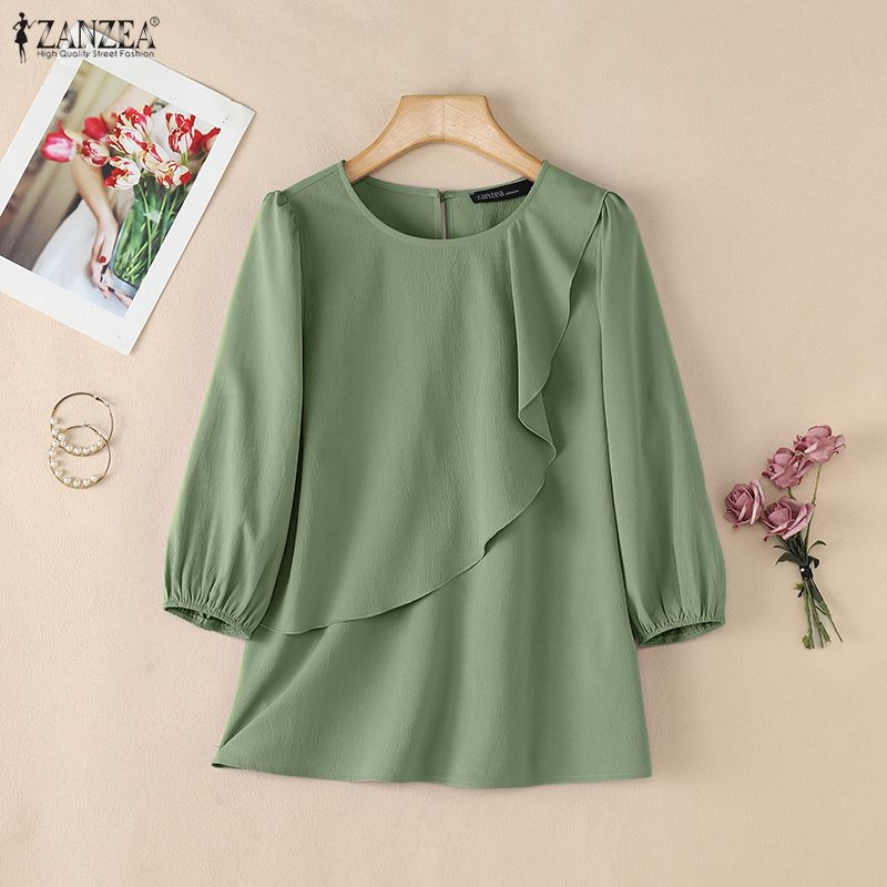 2026 ZANZEA Damen Sommer Einfa – Summer Clothing Work Bewertung und Preis