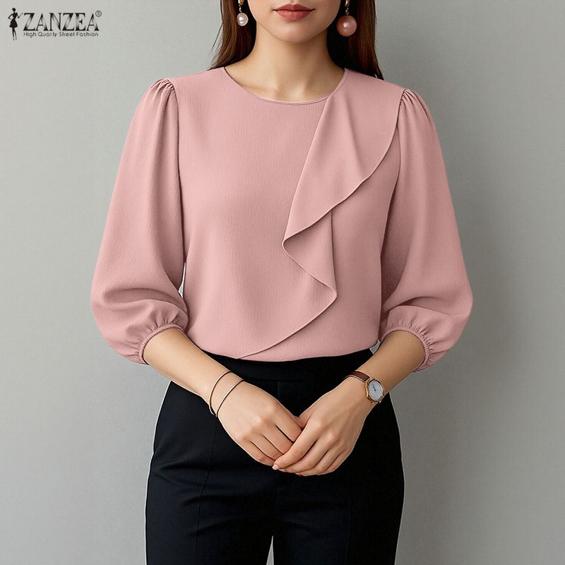 2026 ZANZEA Damen Sommer Einfa – Summer Clothing Work Bewertung und Preis