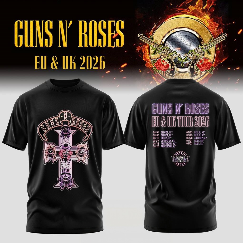 Guns N Roses EU & UK TOUR 2026 – Summer Clothing Uk Men Bewertung und Preis