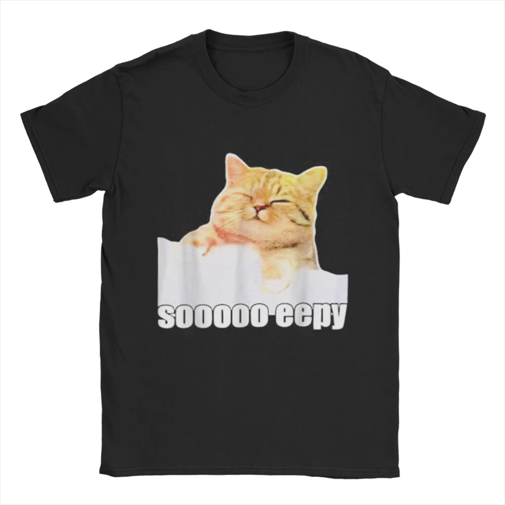 2026 Herren T-Shirt Eepy Cat S – Summer Clothing Gif Bewertung und Preis