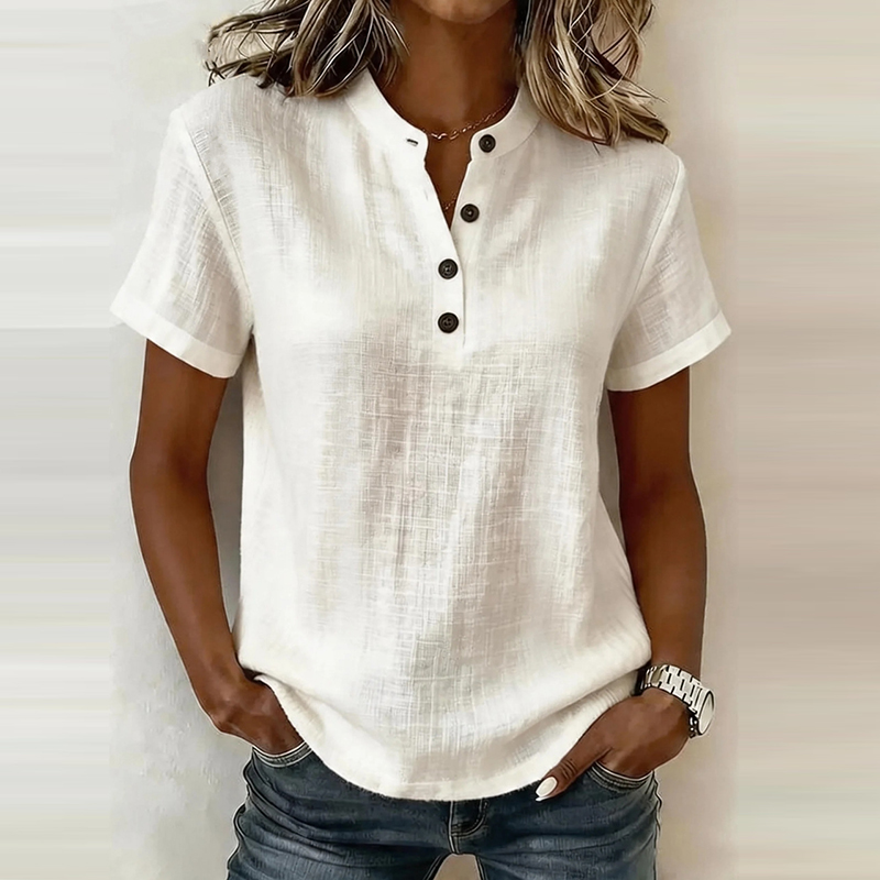 Sommer Kurzarm Basic Blusen Da – Summer Clothing Men Linen Bewertung und Preis