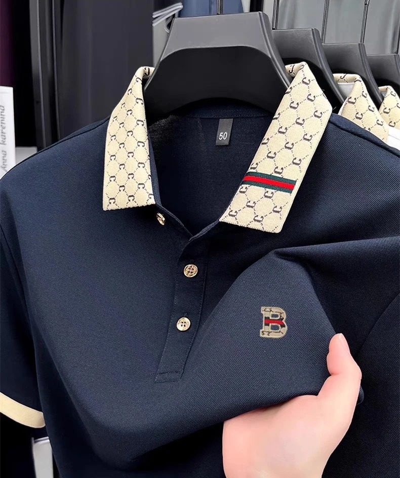 High-End-Marke Kurzarm POLO Sh – Summer Clothing Men Linen Bewertung und Preis