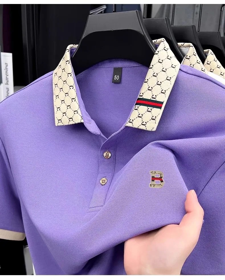 High-End-Marke Kurzarm POLO Sh – Summer Clothing Men Linen Bewertung und Preis
