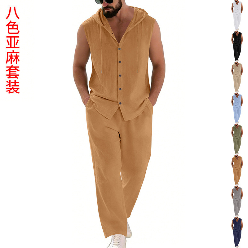 Herren-Freizeitanzug aus Leine – Summer Clothing Men Bewertung und Preis