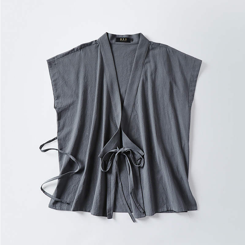 Chinesische Herren-Tanktops au – Summer Clothing Men Linen Bewertung und Preis