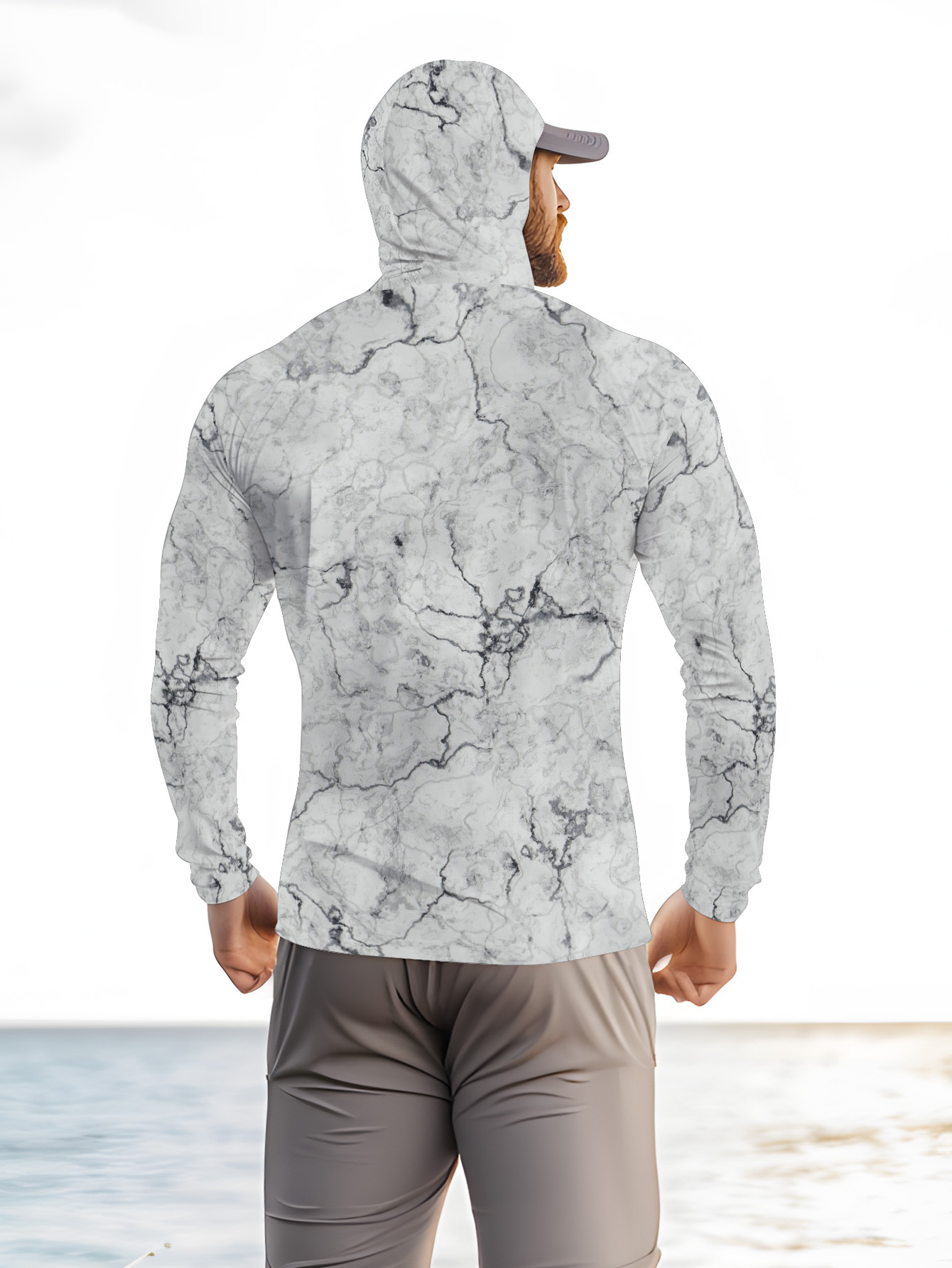 Herren Angelhemd mit Kapuze, L – Summer Clothing Men Bewertung und Preis