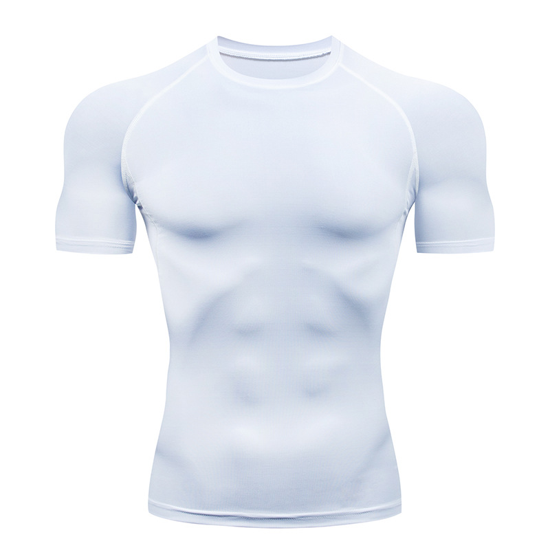 Kurzarm-Kompressionsshirts mit – Summer Gym Clothing Bewertung und Preis