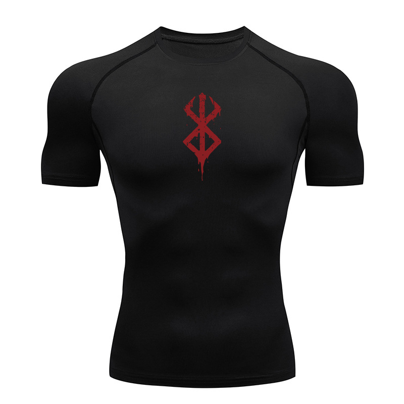 Herren Kompressions-Shirts mit – Summer Gym Clothing Bewertung und Preis