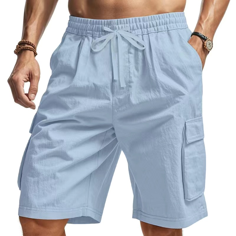 Herren Cargo-Shorts aus Baumwo – Linen Shorts Men Bewertung und Preis